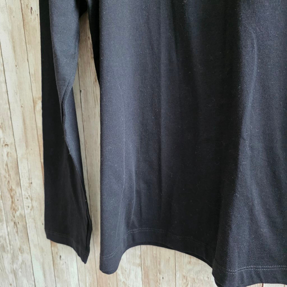 Men's Michael Kors Long Sleeve T-Shirt Size L Black - Picture 5 of 7